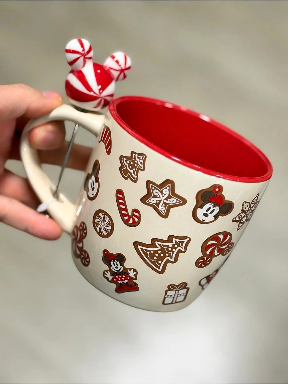 Disney Mickey and Minnie Mouse Gingerbread Holiday Mug